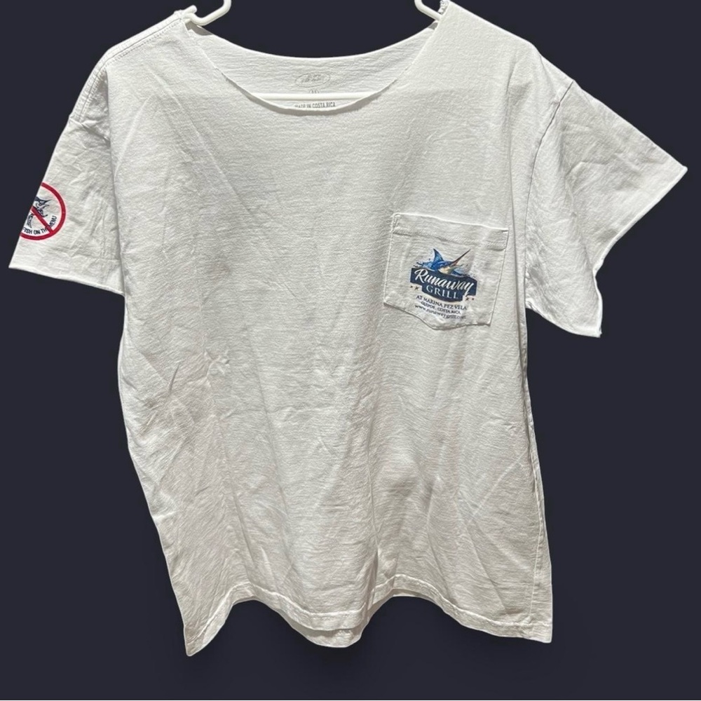 J Brand White Short Sleeve Tee